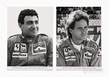 Fotografie piloti Ferrari F1 1988 Alboreto Berger 
