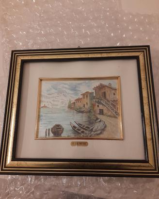 Quadro Porticciolo E. La Nusa