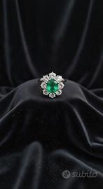 anello in oro bianco 18kt