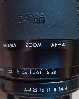 Obiettivo Sigma Zoom AF-K 70-210mm (4-5,6)