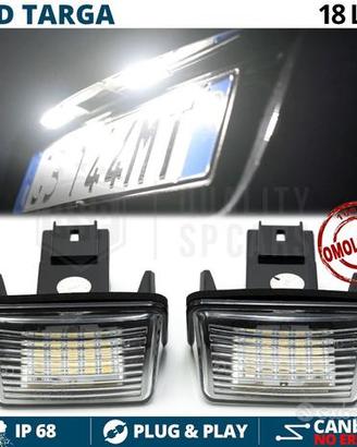 Placchette Luci TARGA LED per CITROEN C3 2 CANbus