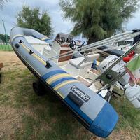 Gommone con motore di 40cv Honda con carrello