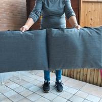 testiera imbottita da muro cm 120