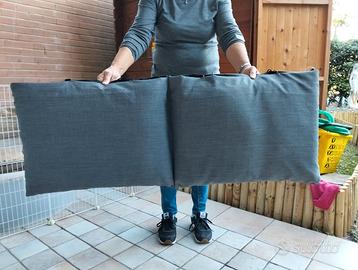 testiera imbottita da muro cm 120