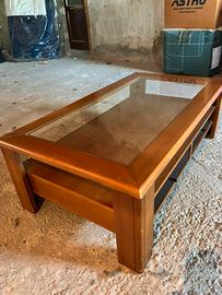 Tavolino salotto con cassetti