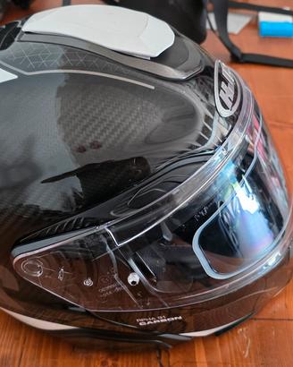 Casco modulare HJC RHPA91CARBON +visiera elettroc