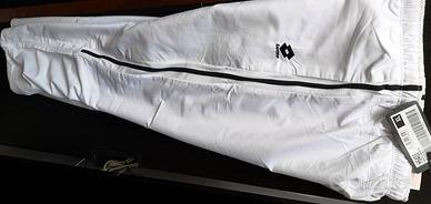 Pantaloni Lotto bianco con banda laterale