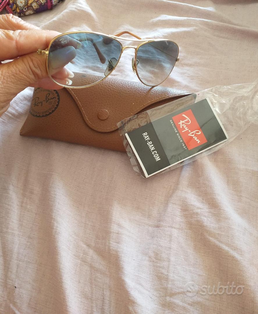 occhiali da sole donna Rayban mezza goccia Abbigliamento e Accessori In vendita a Roma