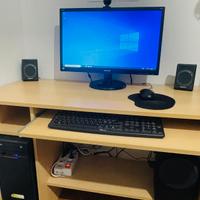 Pc desktop completo + scrivania