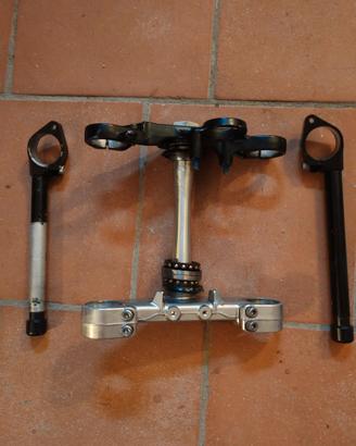Cannotto di sterzo più semimanubri Yamaha R6