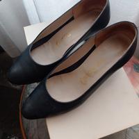 scarpe donna con tacco firmate,in pelle