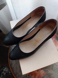 scarpe donna con tacco firmate,in pelle