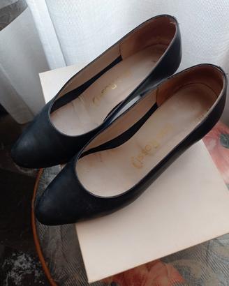 scarpe donna con tacco firmate,in pelle