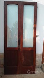 Porta a 2 ante in castagno 