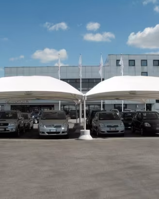 Gazebo per Auto cm 550x550 Mod. Cic.Leg.