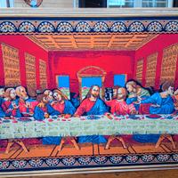 Tappeto/Arazzo Ultima cena anni 60/70