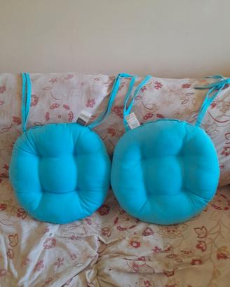 Due cuscini x sedie  marca Croff.