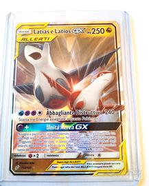 carta pokemon latios e latias gx alleati mint