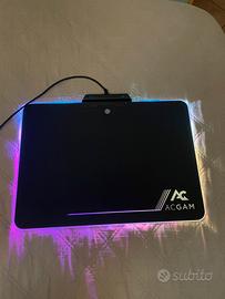 Tappetino mouse led rgb