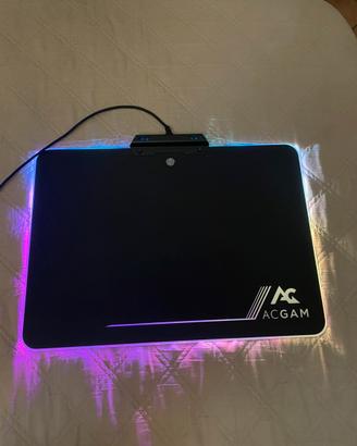 Tappetino mouse led rgb