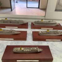 N.5 MODELLINI NAVE DA CROCIERA COSTA