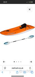 Canoa Bic Ouassou Orange/Grey