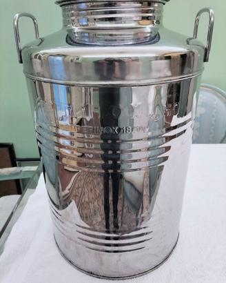 Contenitore olio in acciaio inox 18/10 50 litri