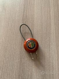 portachiavi Alfa Romeo vintage legno anni 80