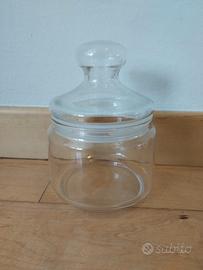 Barattolo in vetro con chiusura ermetica 