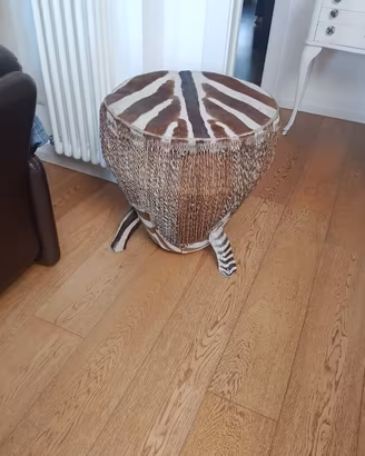 VECCHIO TAMBURO IN ZEBRA 