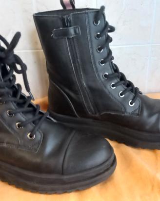 Anfibi Geox per ragazzina TG 36 in pelle