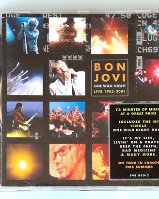 CD Bon Jovi - One Wild Night Live 1985-2001