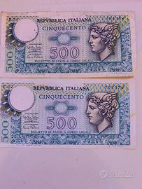 500 lire di carta