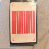 Carte da gioco del 1973 con pellicola