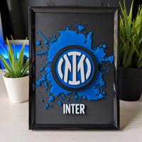 Quadro Inter artwork 3D frame