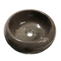 Lavabo da appoggio in marmo circolare vari colori