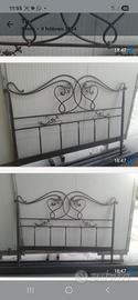 letto matrimoniale in ferro battuto