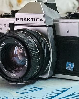 KIT fotocamera Praktica mtl 5b con 3 obbiettivi 