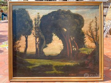 Olio su tela di turi leonardi pittore cuotato