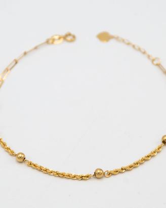Bracciale in oro giallo 18 kt E.39
