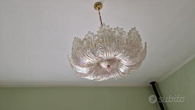 Lampadario in vetro di Murano