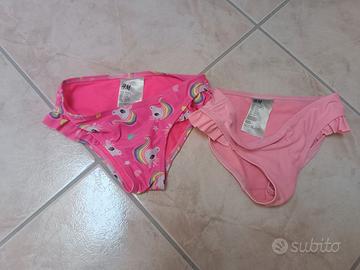 2 Costumi Slip Bambina H&m taglia 98-104 3-4anni