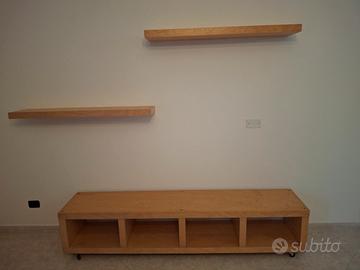 Scaffale lack con mensole a scomparsa lack