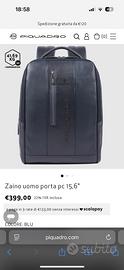 Prezzo ribassato: Zaino Piquadro porta-PC blu