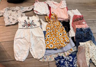 👧 Lotto abbigliamento bambina – taglia 74