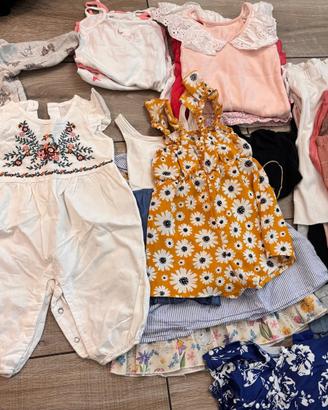 👧 Lotto abbigliamento bambina – taglia 74