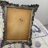 2 Portafoto in metallo argentato “di una volta”