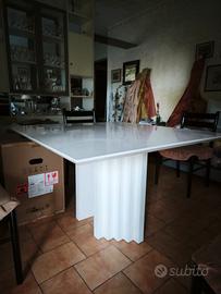 tavolo laccato bianco