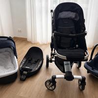 Tris Foppapedrettu: passeggino, navicella, ovetto