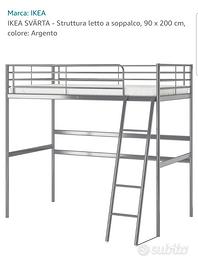 Struttura letto a soppalco